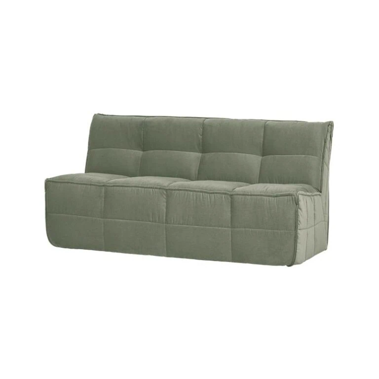 Cluster Eetkamerbank Met rugleuning Velvet Pistache groen