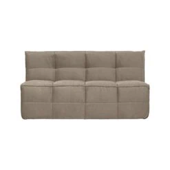 Cluster Eetkamerbank Met rugleuning Velvet Warm taupe