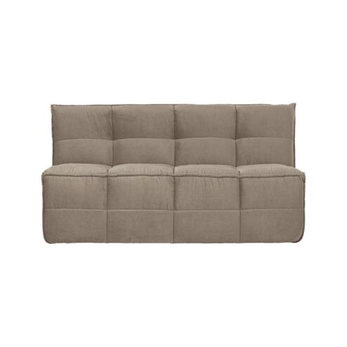 Cluster Eetkamerbank Met rugleuning Velvet Warm taupe