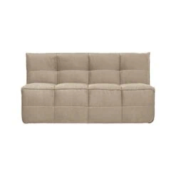 Cluster Eetkamerbank Met rugleuning Velvet Zacht beige
