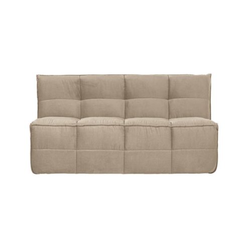 Cluster Eetkamerbank Met rugleuning Velvet Zacht beige