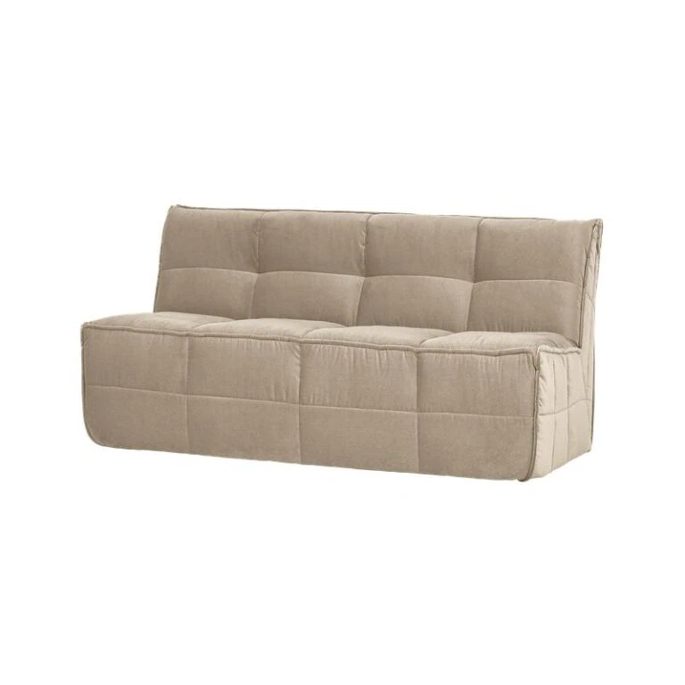 Cluster Eetkamerbank Met rugleuning Velvet Zacht beige