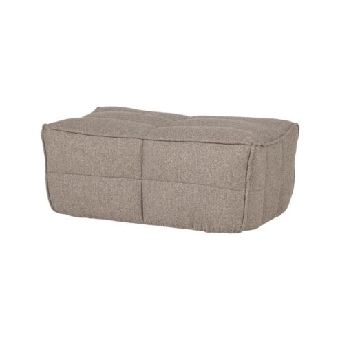 Cluster Hocker Bouclé Khaki bruin 104cm