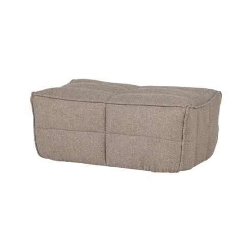 Cluster Hocker Bouclé Khaki bruin 104cm