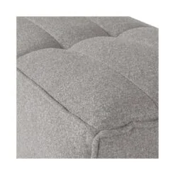 Cluster Hocker Bouclé Warm grijs 104cm
