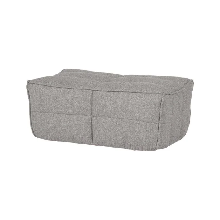 Cluster Hocker Bouclé Warm grijs 104cm