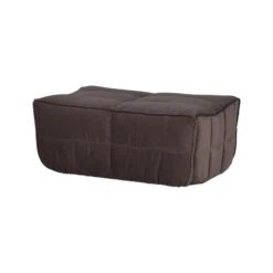 Cluster Hocker Velvet Chocolade bruin 104cm