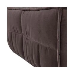 Cluster Hocker Velvet Chocolade bruin 104cm