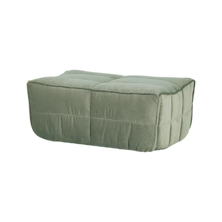Cluster Hocker Velvet Pistache groen 104cm