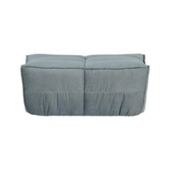 Cluster Hocker Velvet Turquoise blauw 104cm