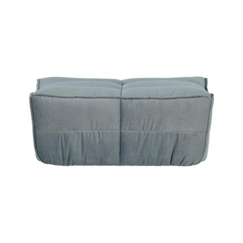 Cluster Hocker Velvet Turquoise blauw 104cm