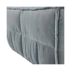Cluster Hocker Velvet Turquoise blauw 104cm