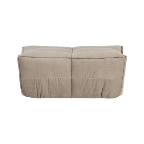 Cluster Hocker Velvet Warm taupe 104cm