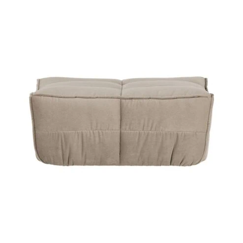 Cluster Hocker Velvet Warm taupe 104cm