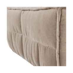 Cluster Hocker Velvet Warm taupe 104cm