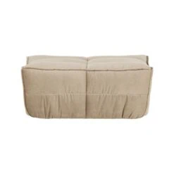 Cluster Hocker Velvet Zacht beige 104cm