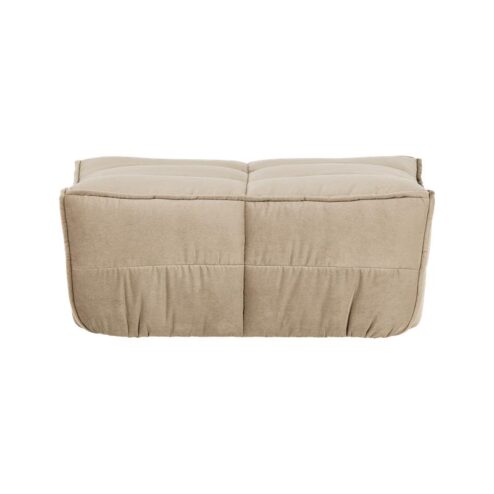 Cluster Hocker Velvet Zacht beige 104cm