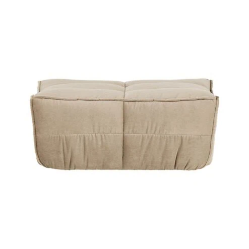 Cluster Hocker Velvet Zacht beige 104cm