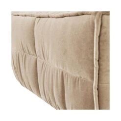 Cluster Hocker Velvet Zacht beige 104cm