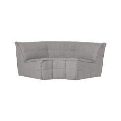 Cluster Hoekelement Bouclé Warm grijs
