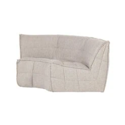 Cluster Hoekelement Bouclé Zand beige