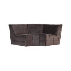 Cluster Hoekelement Velvet Chocolade bruin