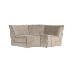 Cluster Hoekelement Velvet Warm taupe