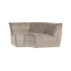 Cluster Hoekelement Velvet Warm taupe