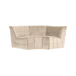 Cluster Hoekelement Velvet Zacht beige