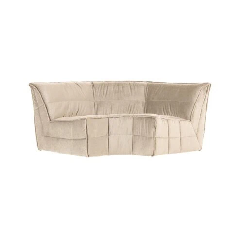 Cluster Hoekelement Velvet Zacht beige