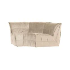 Cluster Hoekelement Velvet Zacht beige