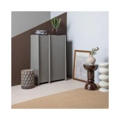Emel Bijzettafel rond Mangohout Donkerbruin 40cm