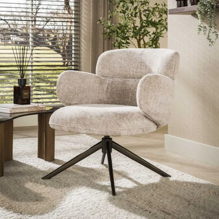 Federico Fauteuil Hoven Zand-bruin
