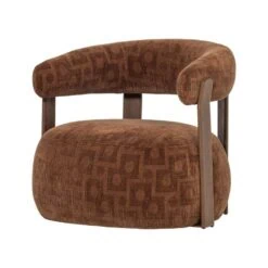 Foon Fauteuil Structuurstof Bruin