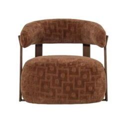 Foon Fauteuil Structuurstof Bruin