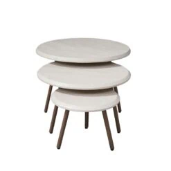 Franklin salontafel set van 3 zand