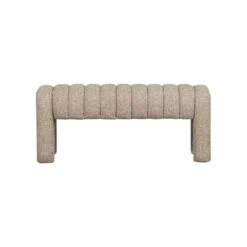 Frex Bankje Bouclé Bruin 110cm