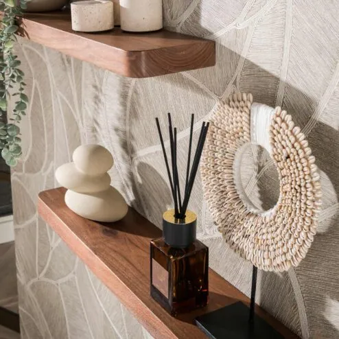 Giorgia Wandplank Acaciahout set van 3 60cm