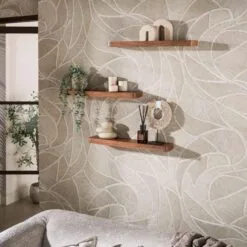 Giorgia Wandplank Acaciahout set van 3 60cm