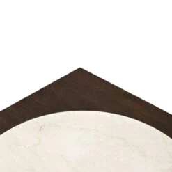 Jessie Salontafel Bruin Marmer 103 cm
