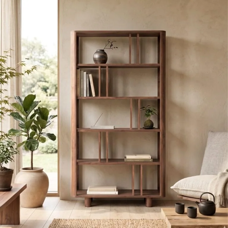Jessy Open kast bruin 110cm