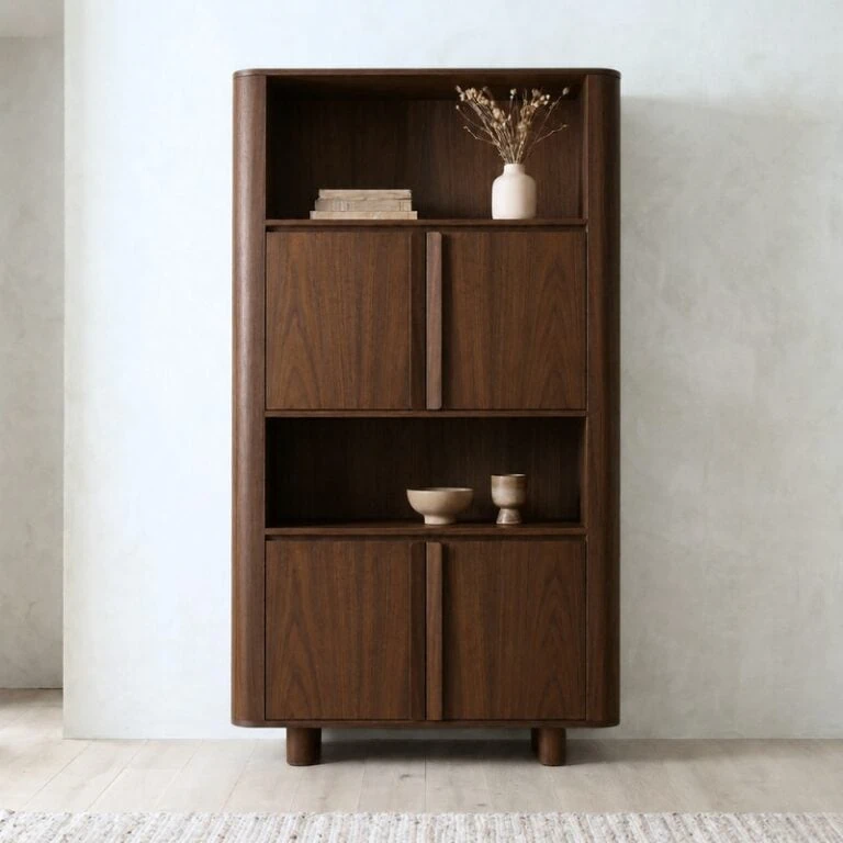 Jessy Wandkast Walnoot 120cm