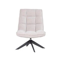 Jouke Draaifauteuil Chenille Naturel