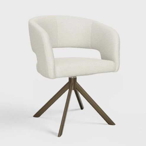 Kanda Eetkamerstoel - tyler cream 11 Venus 360 anodic bruin
