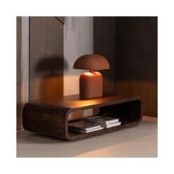 Kinu Salontafel Mangohout Donkerbruin 120cm