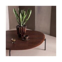 Kota Salontafel Organisch Bruin 121cm