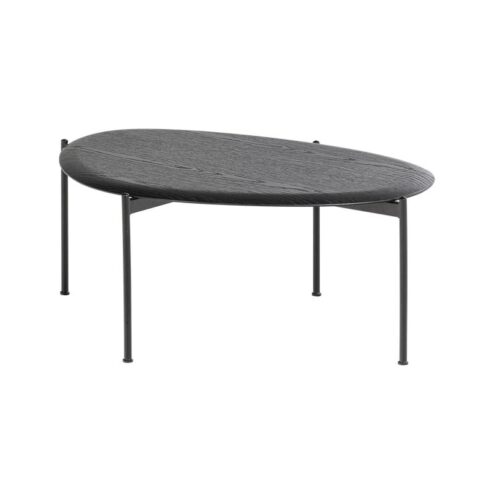 Kota Salontafel Organisch Zwart 92cm