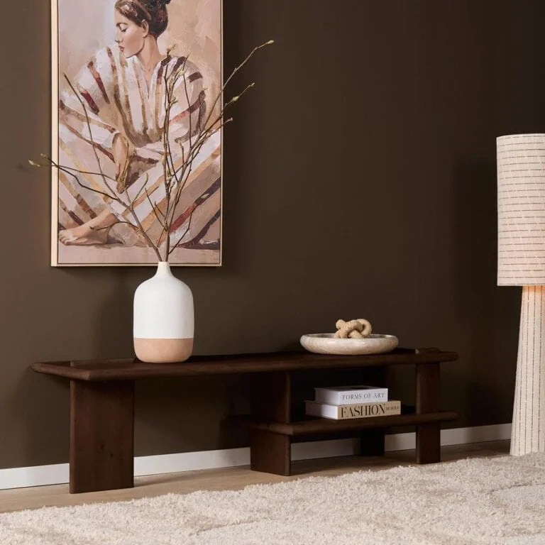 Liora Tv meubel bruin Mangohout 160 cm
