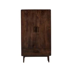Liya Kledingkast 2-deurs Mangohout Donkerbruin 85cm