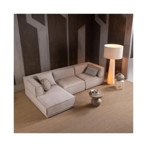Loft 2-lichts Vloerlamp XXL Bouclé